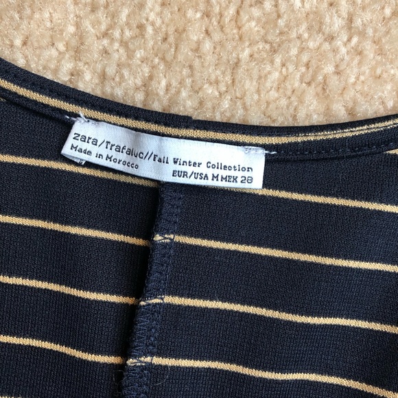 Zara tight black midi dress - Picture 2 of 3